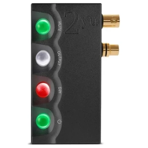 Chord Electronics 2yu – Black, vista frontale