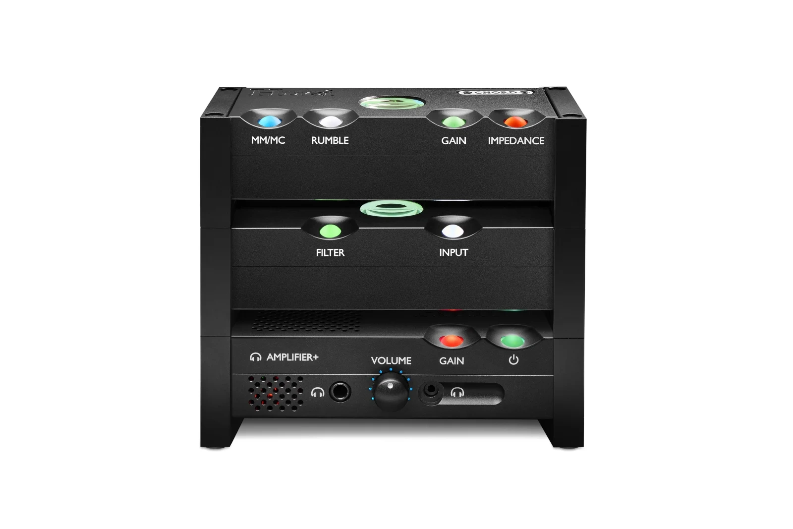 Chord Electronics Qutest System Stand – con un apparecchio Qutest Chord Electronics Qutest System Stand – con un apparecchio Qutest