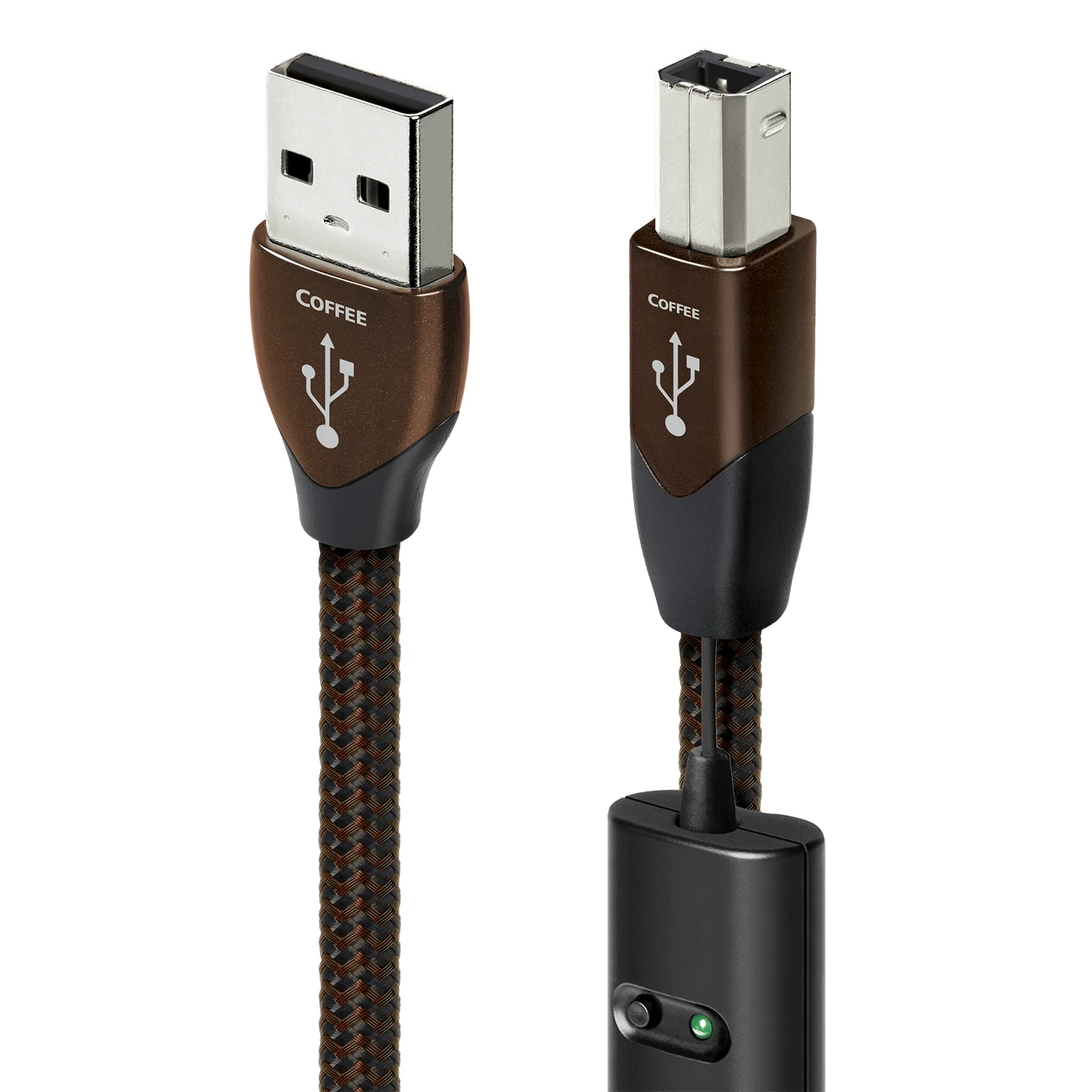 AudioQuest Coffee cavo USB audio da USB A a USB B con DBS AudioQuest Coffee cavo USB audio da USB A a USB B con DBS