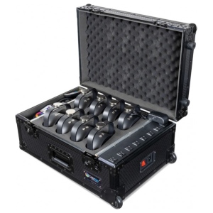 Colorkey MOBILE PAR HEX 5 BUNDLE DA 8 CON FLIGHT CASE luce per eventi
