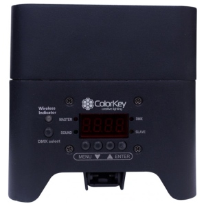 Colorkey MOBILE PAR MINI HEX 4 BUNDLE DA 4 CON BORSA luce per eventi