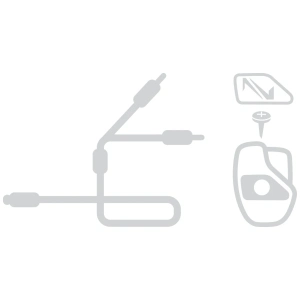 Connection FSM 030.2 – Adattatore RCA a Y 1 Femmina - 2 Maschi 30 cm
