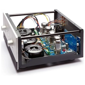 Copland CTA407 amplificatore integrato valvolare – interno con le valvole