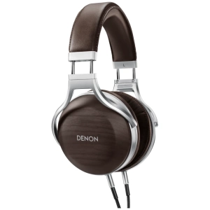 Denon AH-D5200 cuffie Hi-Fi con padiglioni in legno – vista frontale