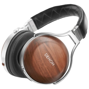 Denon AH-D7200 cuffie Hi-Fi con padiglioni in noce – vista angolata