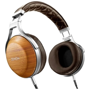 Denon AH-D9200 cuffie Hi-Fi con padiglioni in bambù – vista angolata