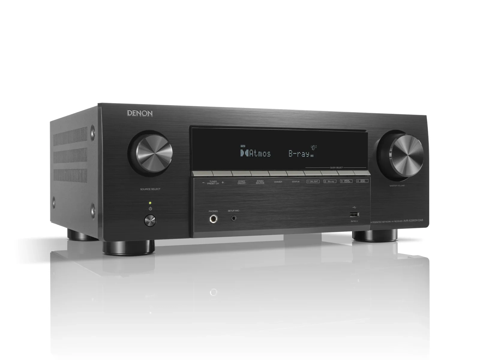 Denon AVR-X2900H DAB sintoamplificatore AV 7.2 canali – frontale Denon AVR-X2900H DAB sintoamplificatore AV 7.2 canali – frontale