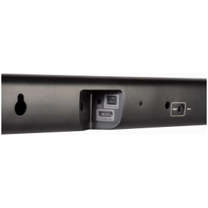 Denon DHT-S416 soundbar con subwoofer wireless – dettaglio delle connessioni posteriori
