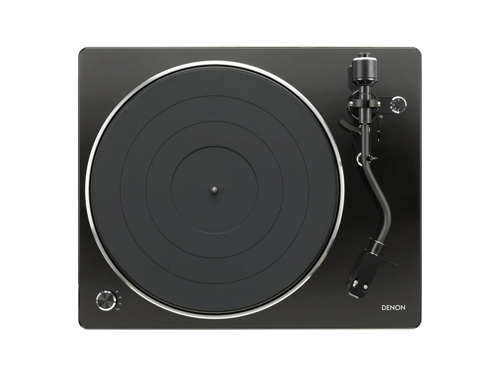 Denon DP-400 giradischi a cinghia β vista frontale, nero Denon DP-400 giradischi a cinghia β vista frontale, nero