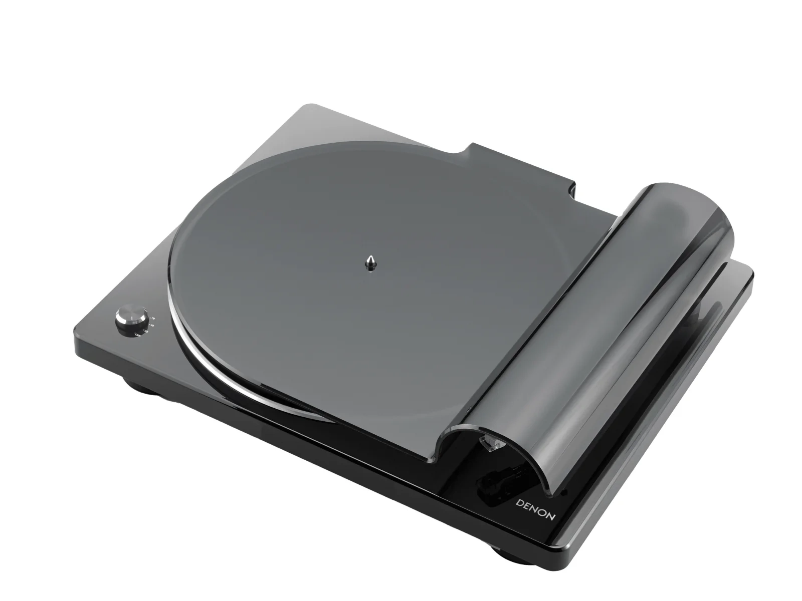 Denon DP-400 giradischi a cinghia β con coperchio chiuso, nero Denon DP-400 giradischi a cinghia β con coperchio chiuso, nero