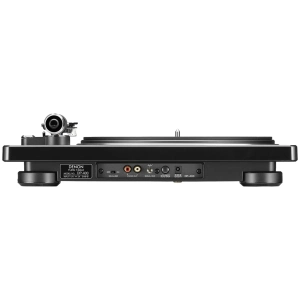 Denon DP-400 giradischi a cinghia β vista laterale, nero