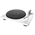 Denon DP-400 giradischi a cinghia – vista principale, bianco
