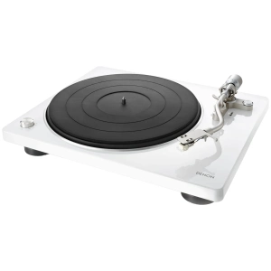 Denon DP-400 giradischi a cinghia β vista principale, bianco