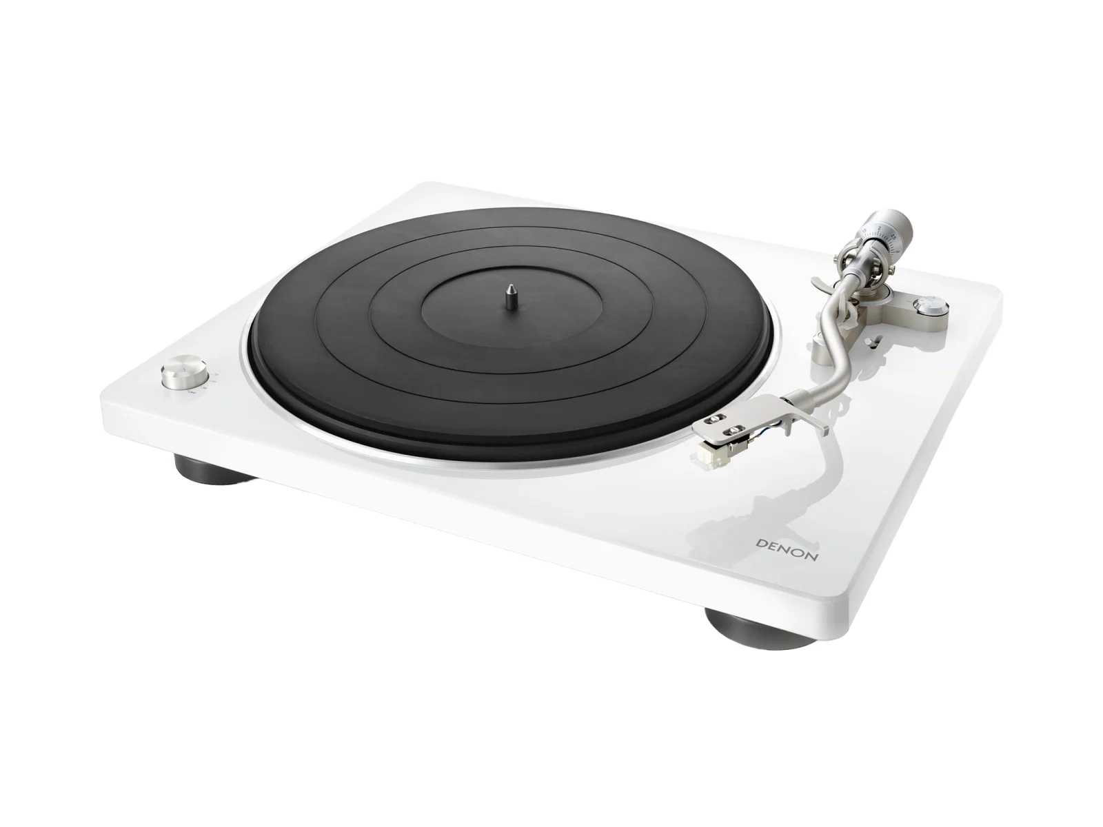 Denon DP-400 giradischi a cinghia β vista principale, bianco Denon DP-400 giradischi a cinghia β vista principale, bianco