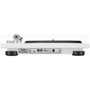 Denon DP-400 giradischi a cinghia β vista laterale, bianco