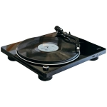 Denon DP-450USB giradischi con registrazione USB – vista angolata, nero