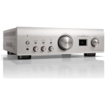 Denon PMA-1700NE amplificatore integrato con USB-DAC – vista angolata, argento