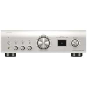 Denon PMA-1700NE amplificatore integrato con USB-DAC – vista frontale, argento