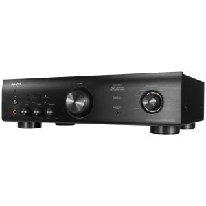 Denon PMA-600NE amplificatore integrato stereo – vista laterale, nero