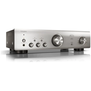 Denon PMA-600NE amplificatore integrato stereo – vista angolata, argento