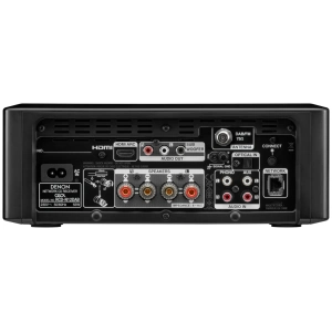 Denon RCD-N12 DAB sintoamplificatore con lettore CD – pannello posteriore dell'unità