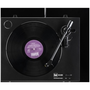 Dual CS 329 – Giradischi Automatico a Cinghia Pronto all'Uso con Audio-Technica AT91