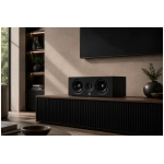 ELAC Debut C5.3 diffusore centrale – vista frontale principale (finitura nera)