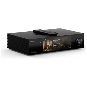 Eversolo DMP-A8 Master Edition Gen 2 – vista di tre quarti con lettore CD