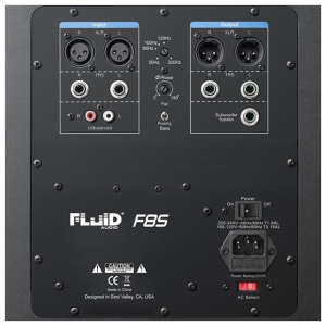 Fluid Audio F8 S subwoofer da studio