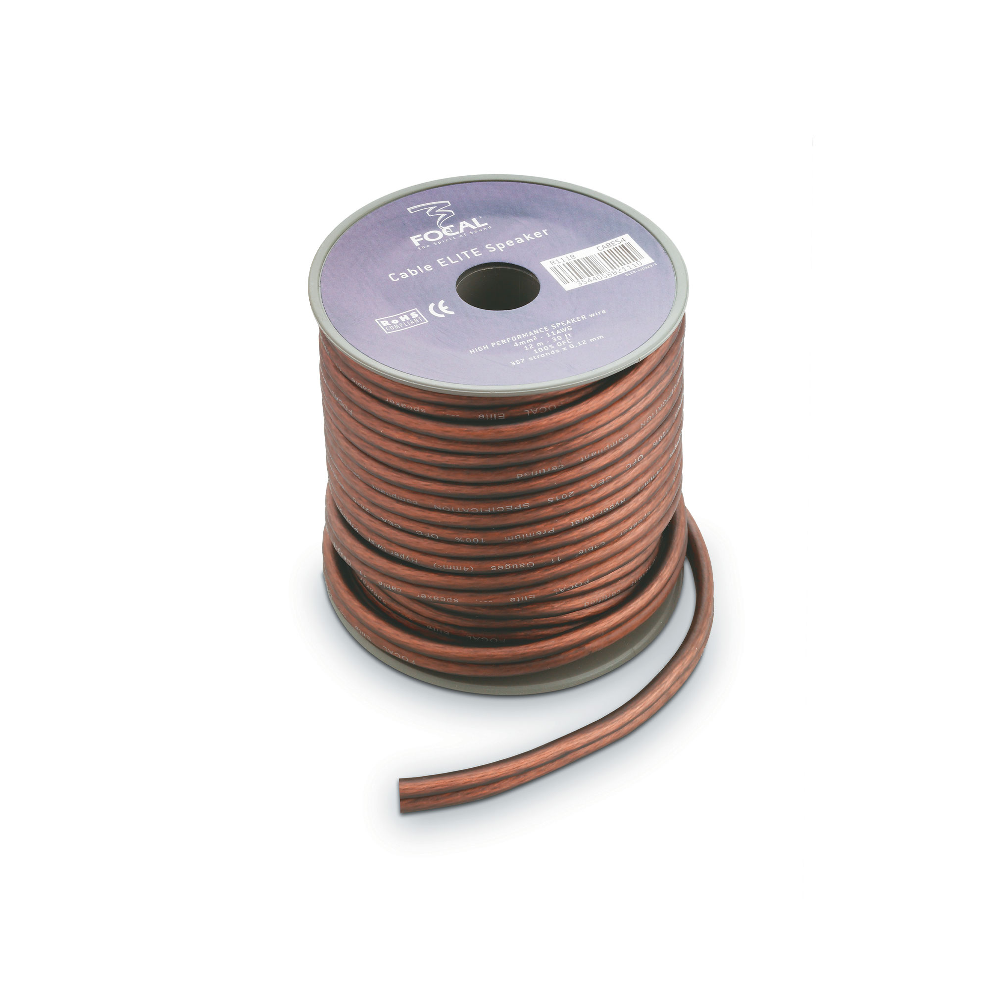 Focal Elite ES 4 – Bobina Cavo Altoparlante 12 m × 4 mm² Focal Elite ES 4 – Bobina Cavo Altoparlante 12 m × 4 mm²