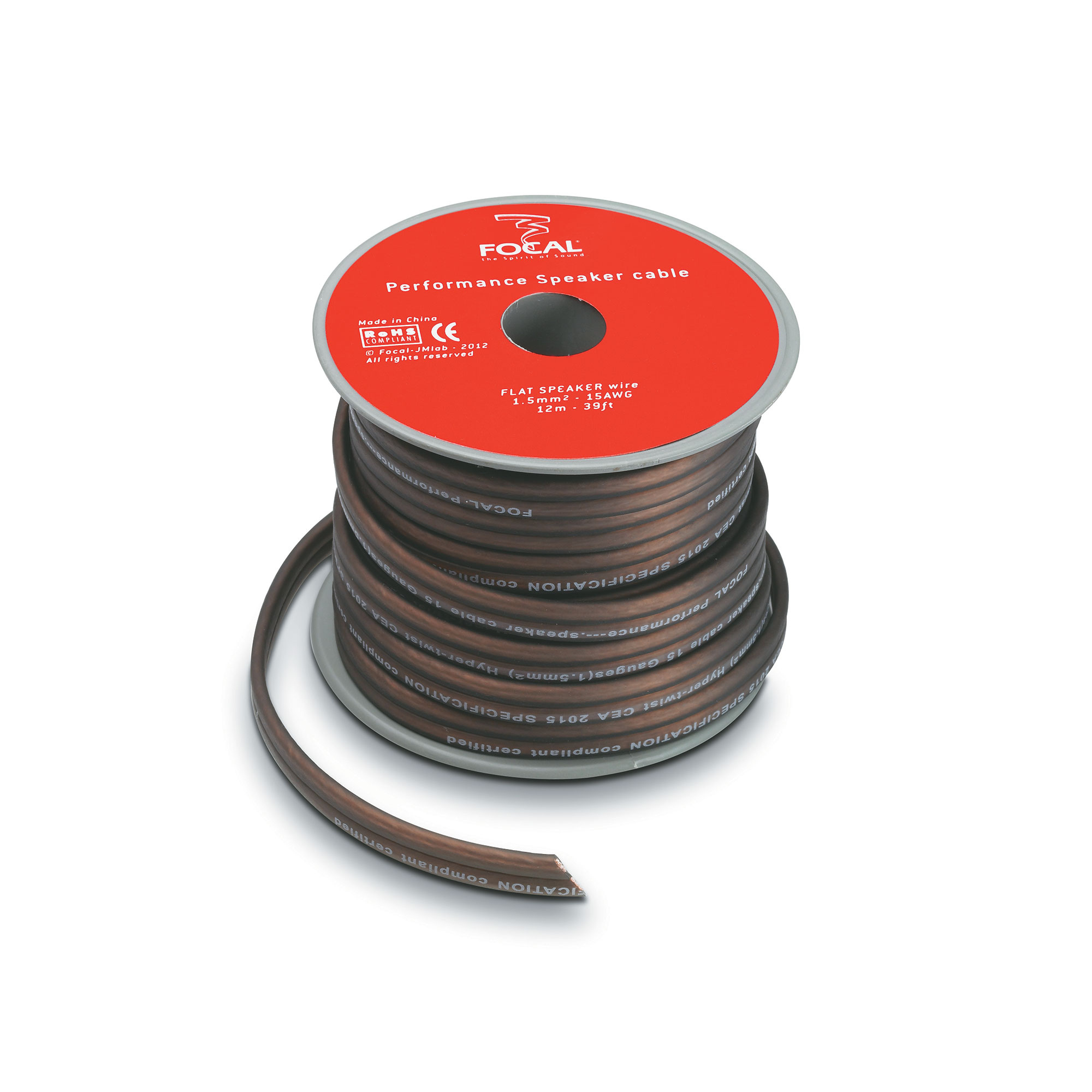 Focal Performance PS 15 – Cavo Piatto per Altoparlanti 12 m × 1,5 mm² Focal Performance PS 15 – Cavo Piatto per Altoparlanti 12 m × 1,5 mm²