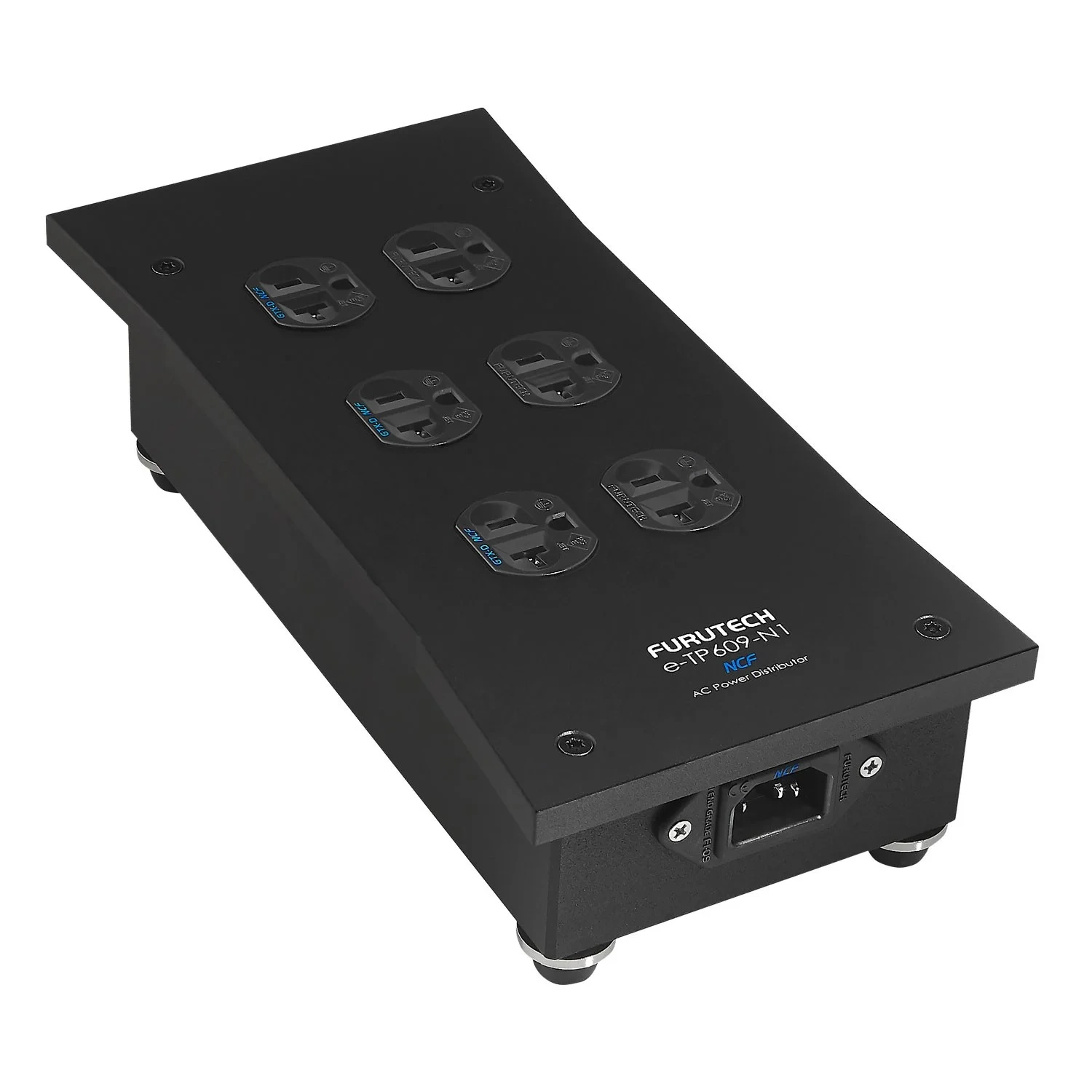 Furutech e-TP609E NCF-N1 distributore di alimentazione 6 prese Schuko Furutech e-TP609E NCF-N1 distributore di alimentazione 6 prese Schuko