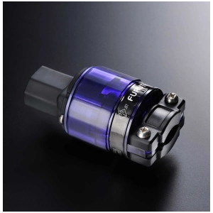 Furutech FI-11-N1 connettore IEC con guscio blu trasparente