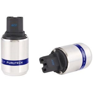 Furutech FI-48 NCF (R) connettore IEC con guscio in acciaio lucido