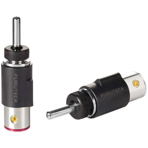 Furutech FT-212 (R) banana con corpo nero e pin rodiato