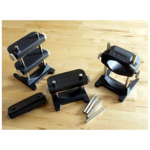 Furutech NCF Booster supporto per cavi con Top Clamp e base nera – foto 3
