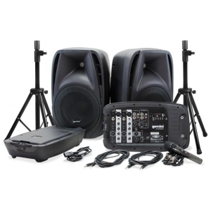 Gemini ES 210 MX BLU STAND sistema audio amplificato