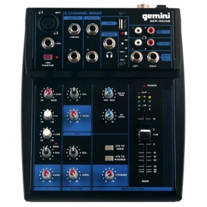 Gemini GEM 05 USB mixer live e studio