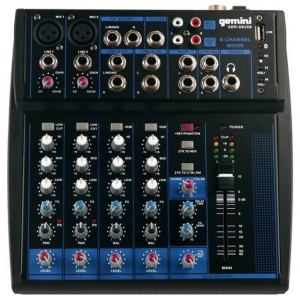 Gemini GEM 08 USB mixer live e studio