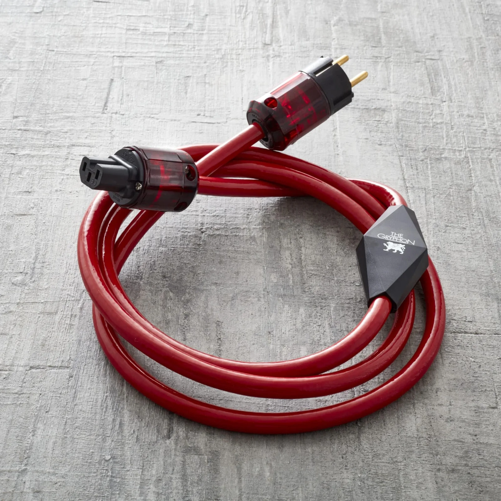 Gryphon Rosso Power Cord cavo di alimentazione Schuko Gryphon Rosso Power Cord cavo di alimentazione Schuko