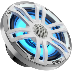 Hertz HEX 6.5 S-LD-SW – Coppia di Coassiali Marini 6,5" Silver LED RGB - immagine 2