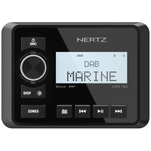 Hertz HMR 18 D – Ricevitore Marino DAB+ Bluetooth 6 Uscite Pre-Out - immagine 2