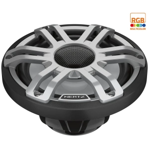 Hertz HMX 6.5 S-LD-G – Coppia di Coassiali Marini 2 Vie 6,5" Sport Grigio LED RGB - immagine 2