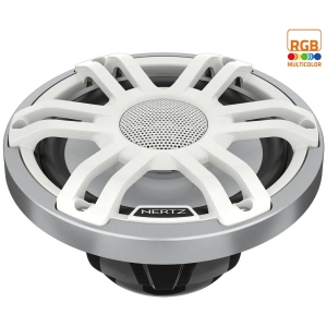 Hertz HMX 6.5 S-LD-SW – Coppia di Coassiali Marini 2 Vie 6,5" Sport Silver-White LED RGB