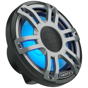 Hertz HMX 7.7 S-LD-G – Coppia di Coassiali Marini 2 Vie 7,7" Sport Grigio LED RGB