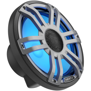 Hertz HMX 8.8 S-LD-G – Coppia di Coassiali Marini 2 Vie 8,8" Sport Grigio LED RGB - immagine 2