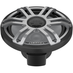 Hertz HMX 8.8 S-LD-G – Coppia di Coassiali Marini 2 Vie 8,8" Sport Grigio LED RGB