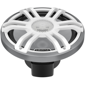 Hertz HMX 8.8 S-LD-SW – Coppia di Coassiali Marini 2 Vie 8,8" Sport Silver-White LED RGB