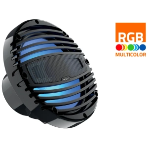 Hertz HMX 8-LD-TC – Coppia di Coassiali Marini 2 Vie 8,8" Total Black LED RGB