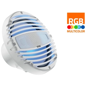 Hertz HMX 8-LD-TW – Coppia di Coassiali Marini 2 Vie 8,8" Total White LED RGB